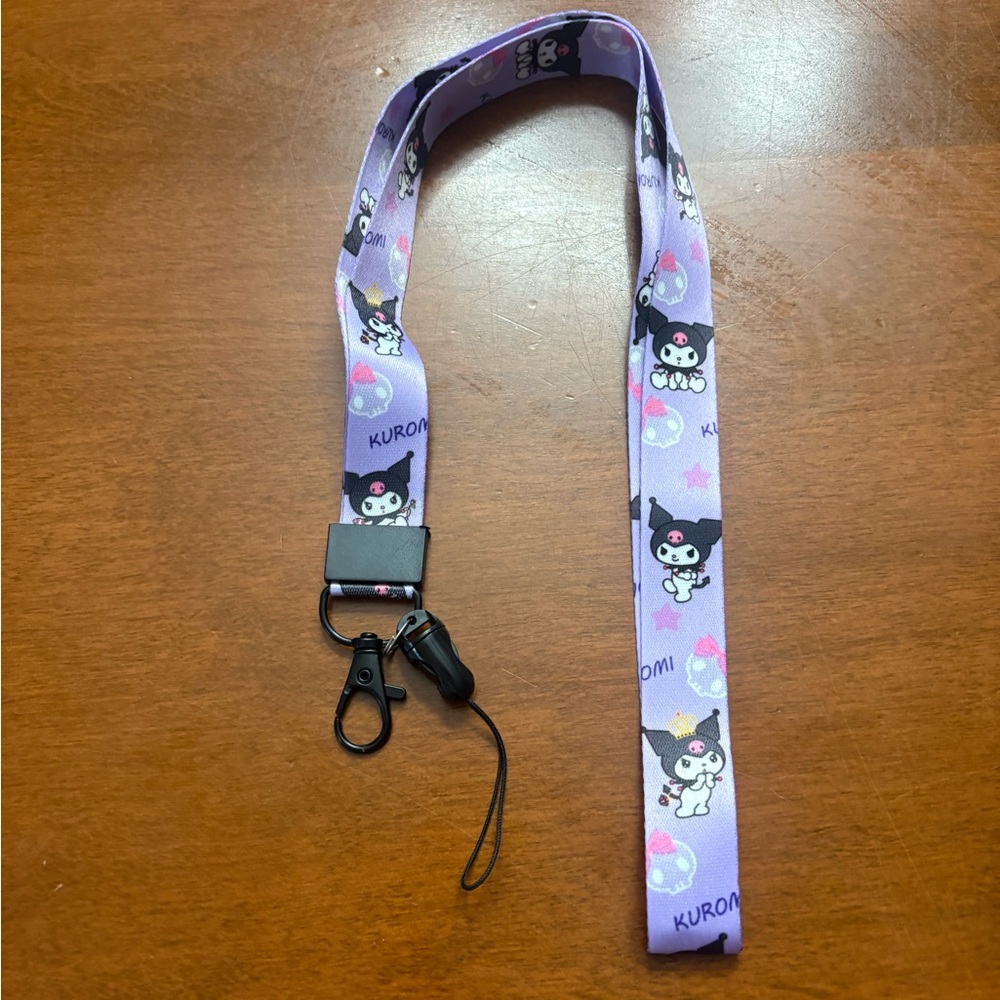 Cute Kuromi Lanyard
